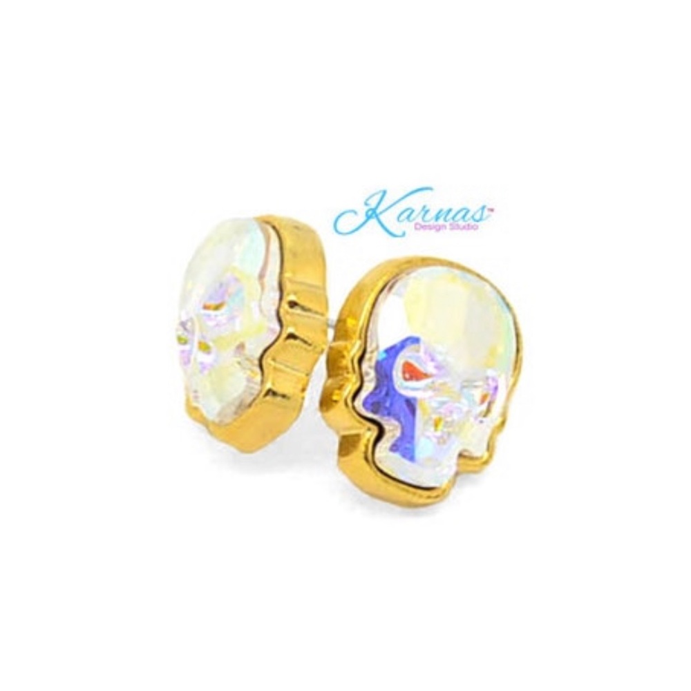 HAUNT IT Stud Earrings Crystal KDS - Picture 2 of 3